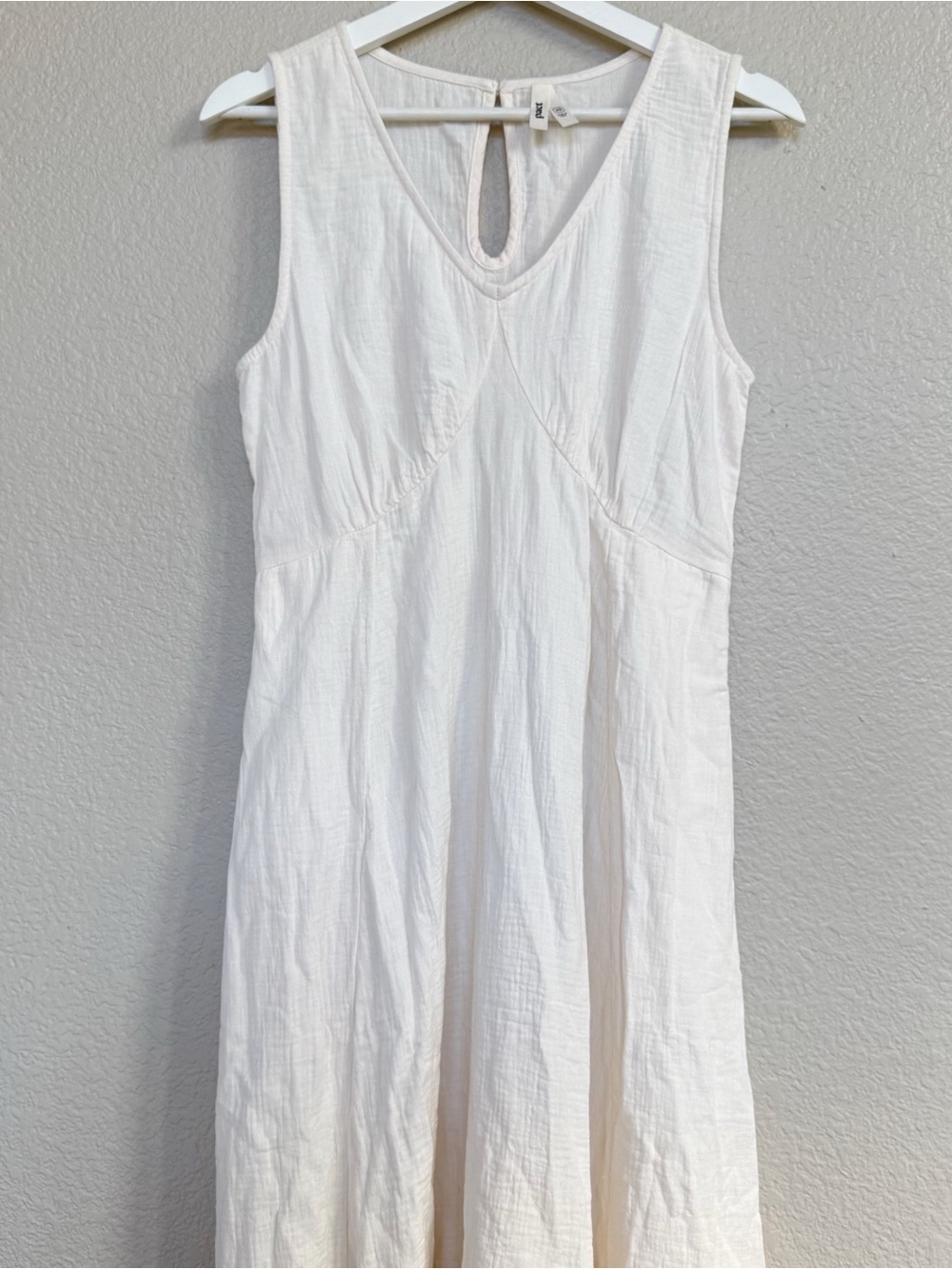 Organic Coastal Double Gauze Beach To Brunch Maxi Dress Size XS